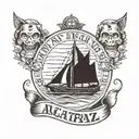 Alcatraz tattoo design idea