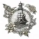 Alcatraz tattoo design idea