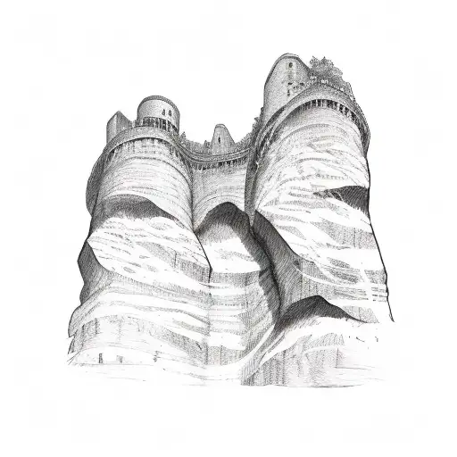 Columbia river gorge tattoo design idea