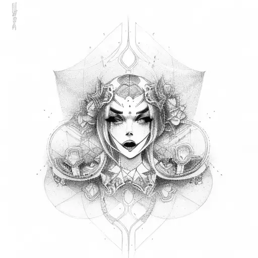 garter belt  tattoo design idea