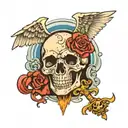 Heaven and Hell tattoo design idea