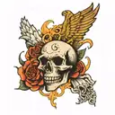 Heaven and Hell tattoo design idea