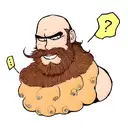 man with octopus beard tattoo design idea