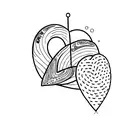 Crying Heart tattoo design idea