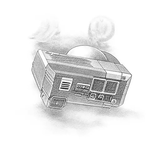 Nintendo entertainment system And Sega master system  tattoo design idea