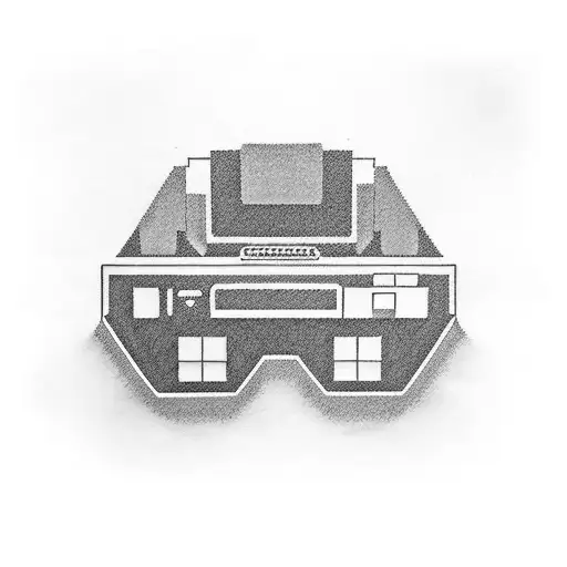 Nintendo entertainment system And Sega master system  tattoo design idea