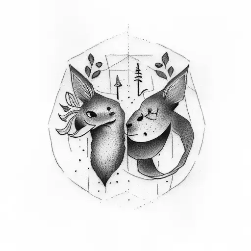 matching sibling tattoos brother and sister small and simple tattoo design idea