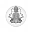 Hamsa Symbol tattoo design idea