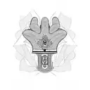 Hamsa Symbol tattoo design idea