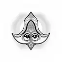 Hamsa Symbol tattoo design idea