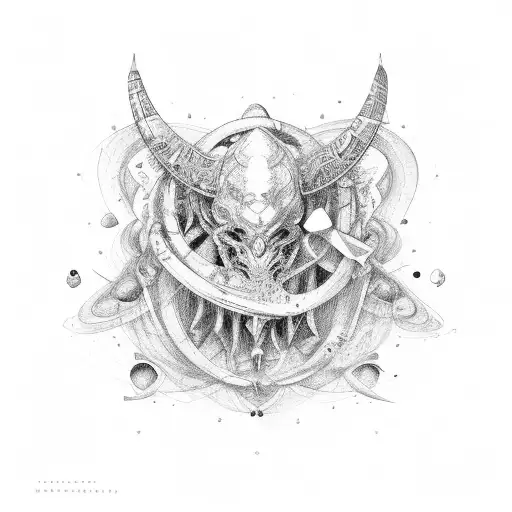 astrologic cancer and twins tattoo design idea