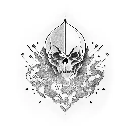 Closure in the physical form, reject the hands of the devout. when I saw the ghost was you, all the lights went out tattoo design idea