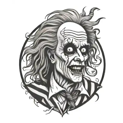 beetlejuice tattoo design idea