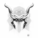 loki nórdico, sem referências a marvel tattoo design idea