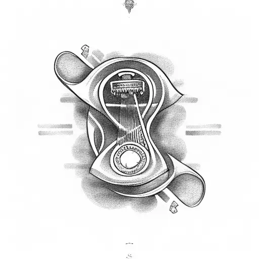 Irish Harp tattoo design idea