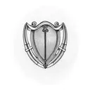 Irish Harp tattoo design idea