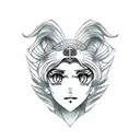 sailor moon tattoo design idea