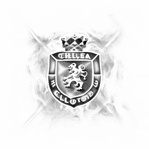 chelsea football and england tattoo design idea