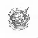 dragón ball z tattoo design idea
