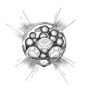 dragón ball z tattoo design idea