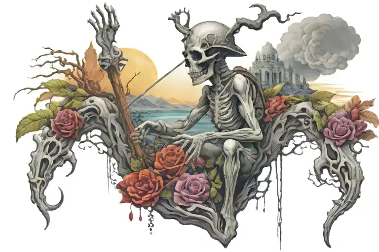 Even though I walk through the valley of the shadow of death, I will fear no evil, for You are with me; Your rod and Your staff, they comfort me. tattoo design idea