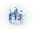 castle with u shaped window, blue fish, blood, middle finger, burnt hot dog tattoo design idea