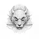 Cuervo  tattoo design idea