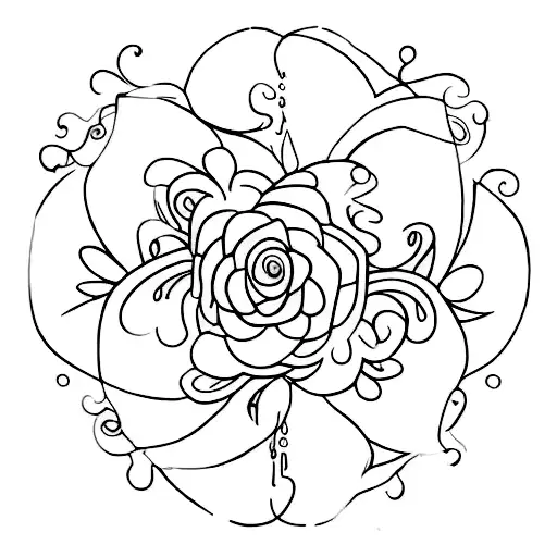 You're Beautiful, It's true with a strange line between tattoo design idea