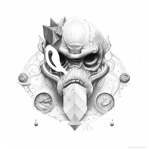 nome Isaac Gabriel em batidas cardicas tattoo design idea