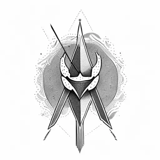 arrowhead  tattoo design idea