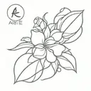 ARETE tattoo design idea