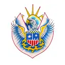 double headed eagle tattoo design idea