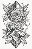 Couple tattoo for husband and wife that together we will have happiness, health, success, tattoo design idea