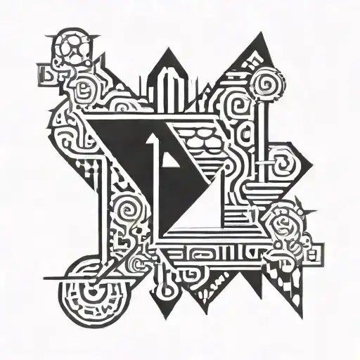 real estate business tattoo design idea