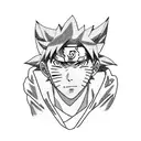 naruto et sasuke tattoo design idea