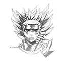 naruto et sasuke tattoo design idea