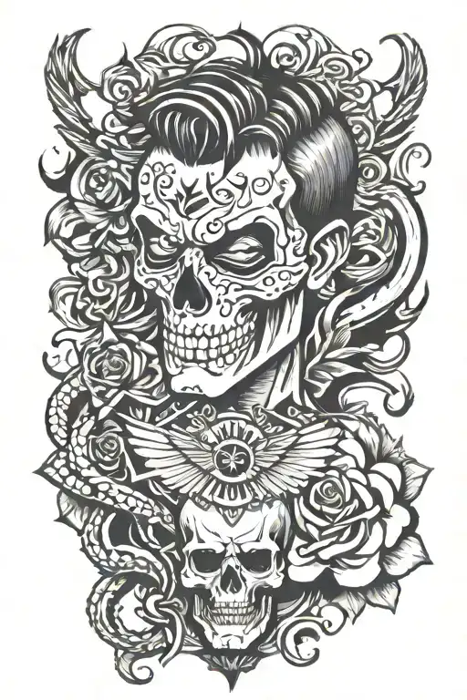 resident evil speak tattoo design idea