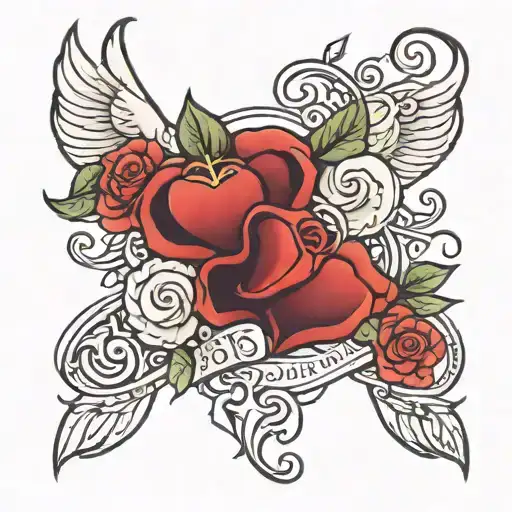 wedding anniversary tattoo to someone tattoo design idea