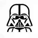 lego darth vader tattoo design idea