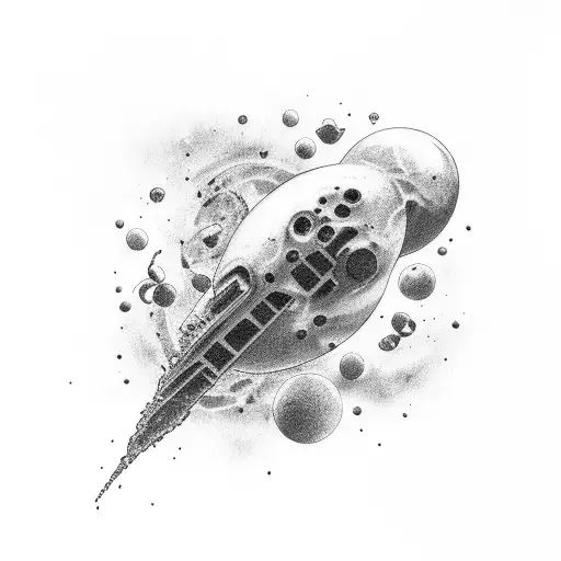 the milky way  tattoo design idea