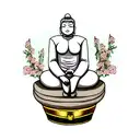 Buddha tattoo design idea