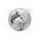 It is at the very center of the earth, the underground and the sky. Its branches hold up the sky. Its roots penetrate al tattoo design idea