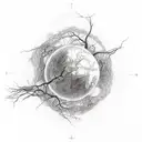 It is at the very center of the earth, the underground and the sky. Its branches hold up the sky. Its roots penetrate al tattoo design idea