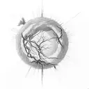 It is at the very center of the earth, the underground and the sky. Its branches hold up the sky. Its roots penetrate al tattoo design idea