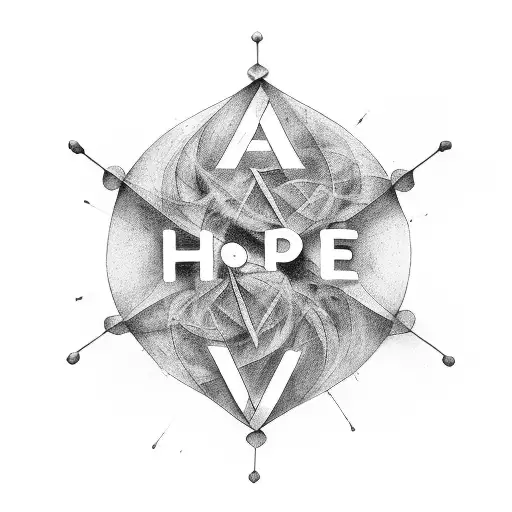 word cloud with the shape of a ; for hope, depression, love, death, and other relevant words tattoo design idea