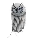 a tribal tattoo boruca owl tattoo design idea