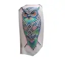 a tribal tattoo boruca owl tattoo design idea