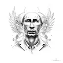 Putin tattoo design idea
