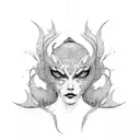 lilith tattoo design idea