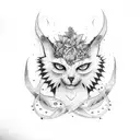 lilith tattoo design idea